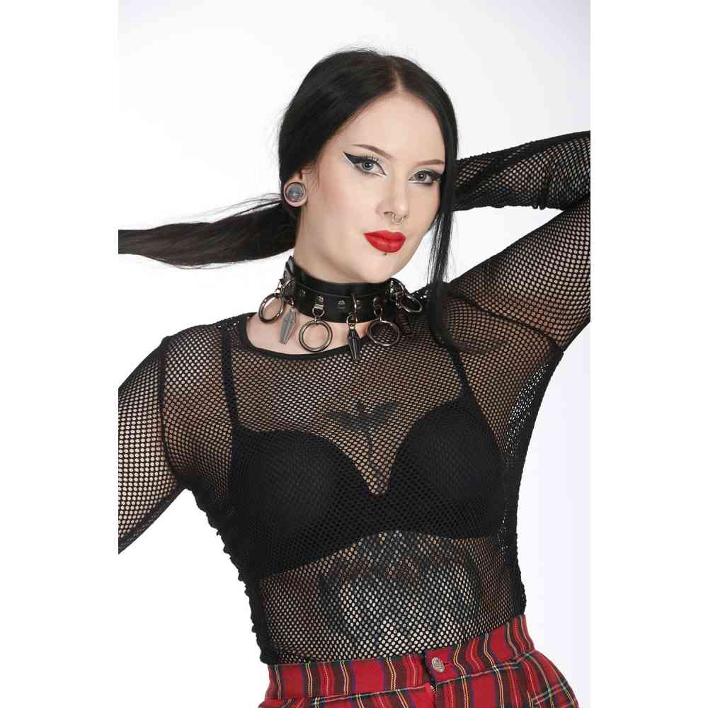 Banned - Stigmata Choker - Zwart